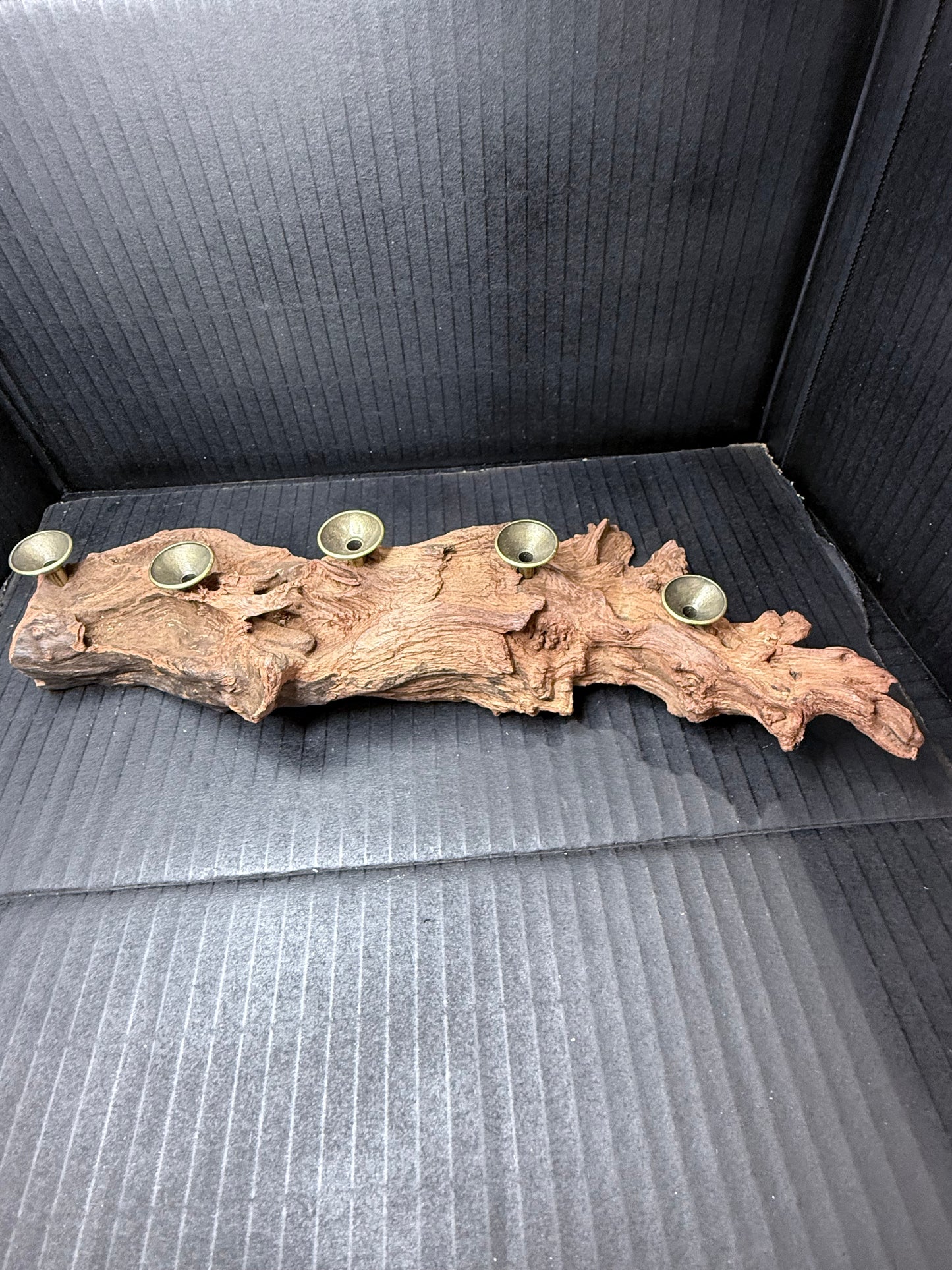 Driftwood 5 Sphere Holder