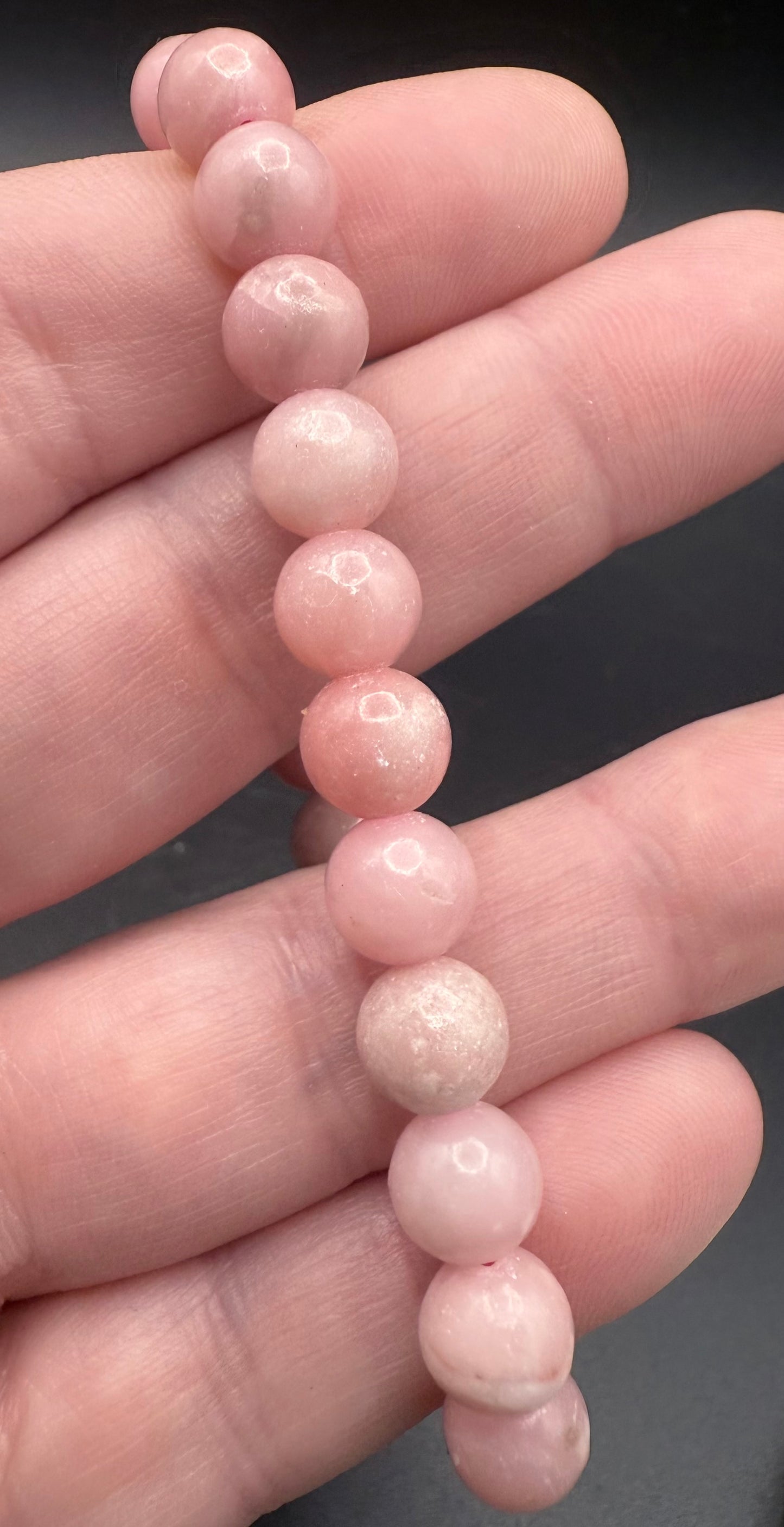 š Pink Opal 8mm Bracelet š