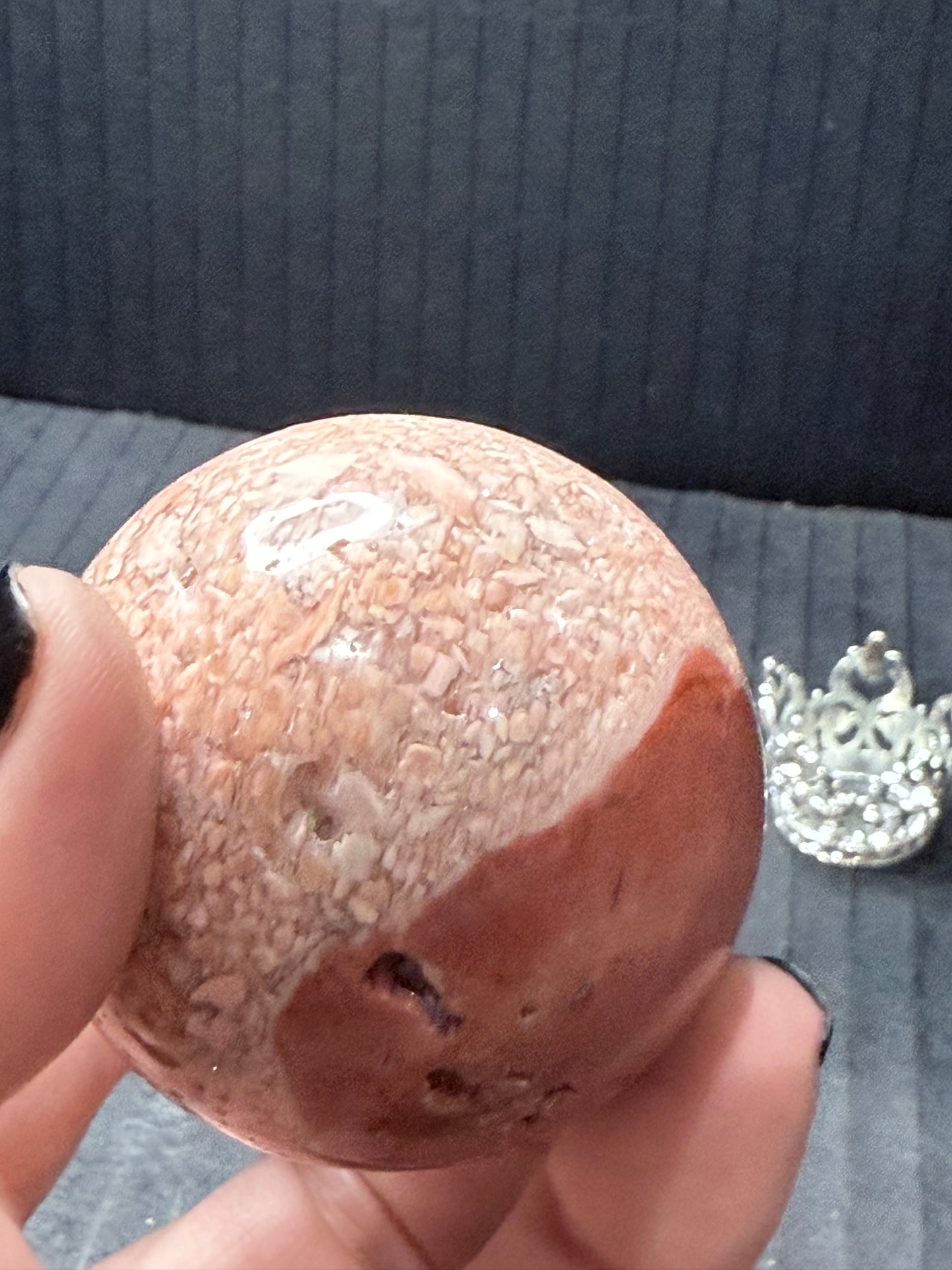 Pink Agate/ Pink Petal Sphere 5cm