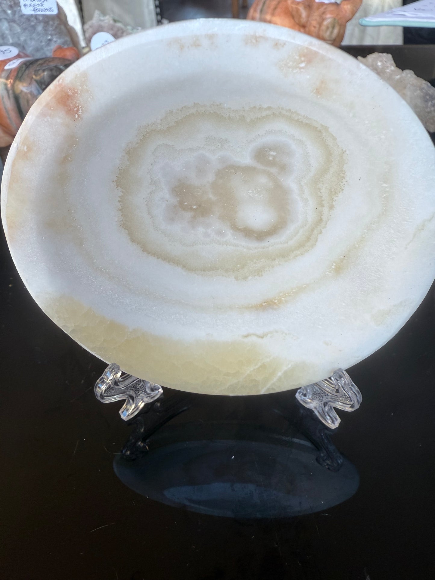 Aragonite Plate 10cm