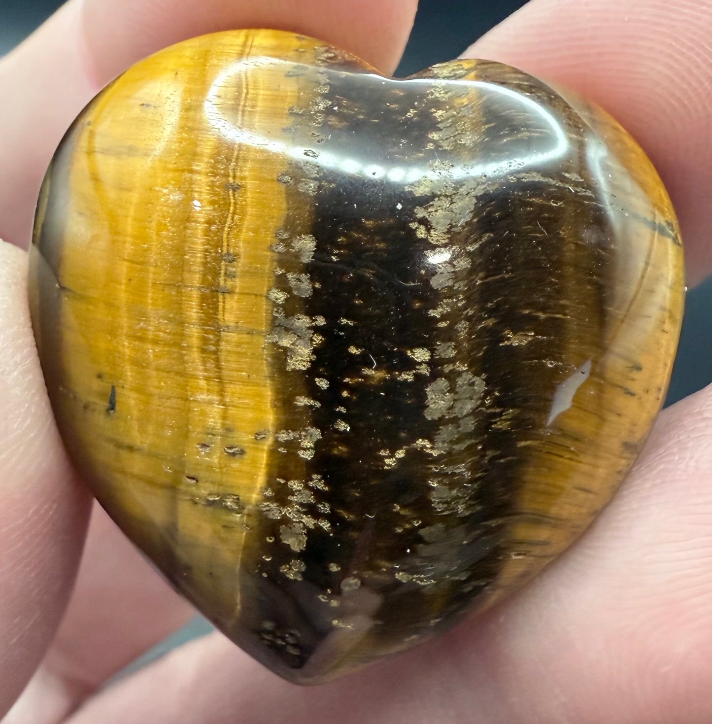 Tiger’s Eye Heart – 3 cm