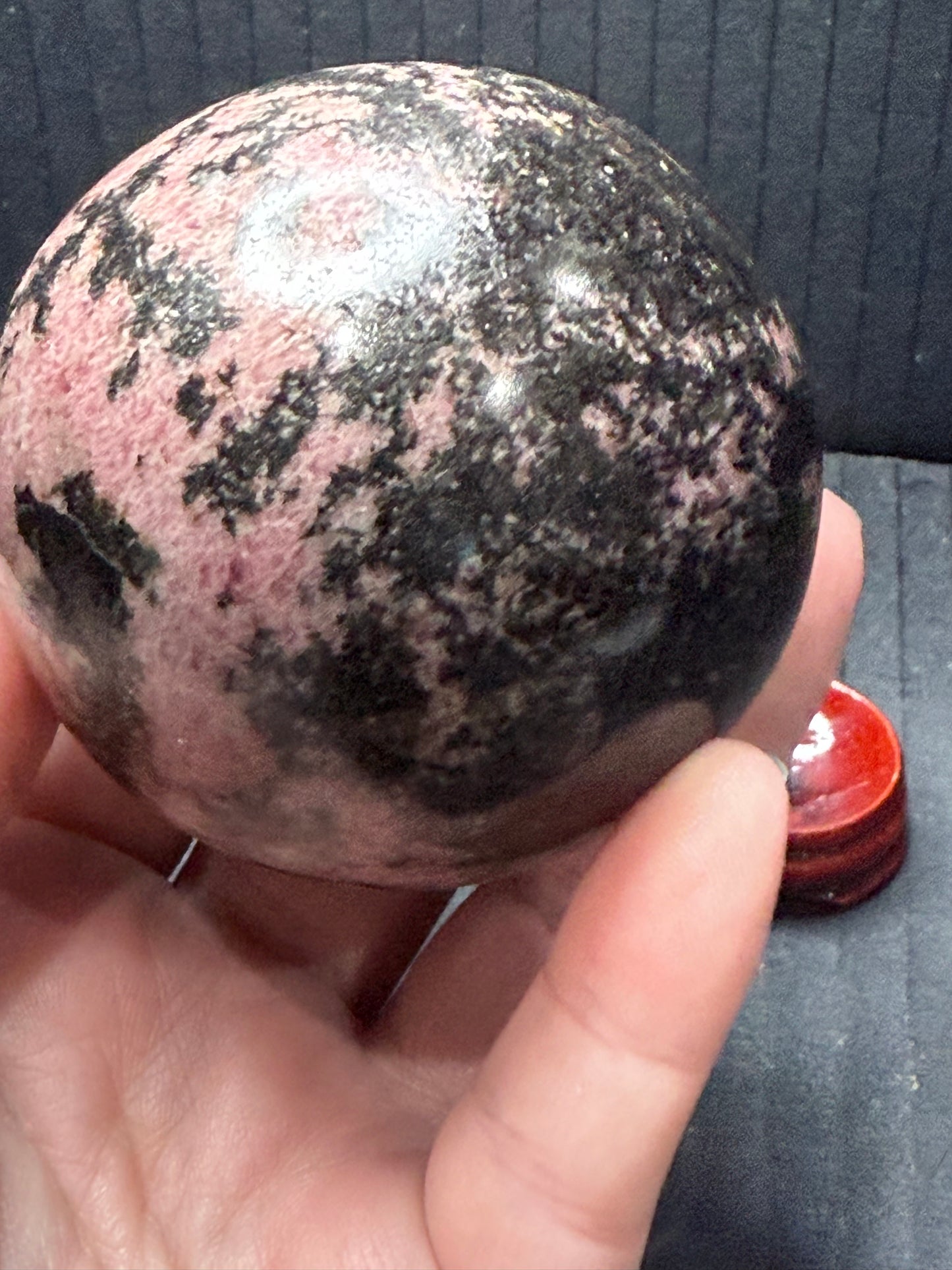 Rhodonite Sphere 6.5cm