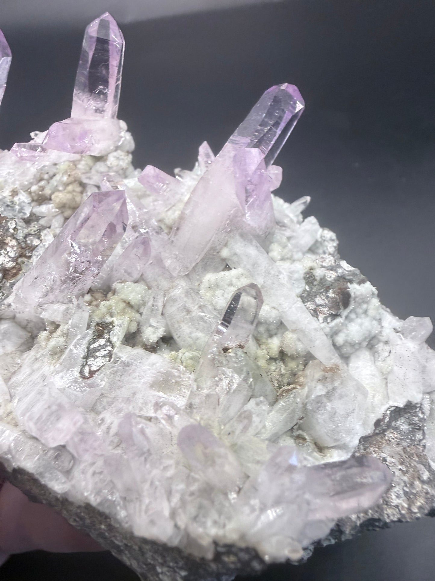 Vera Cruz Amethyst Cluster on Matrix