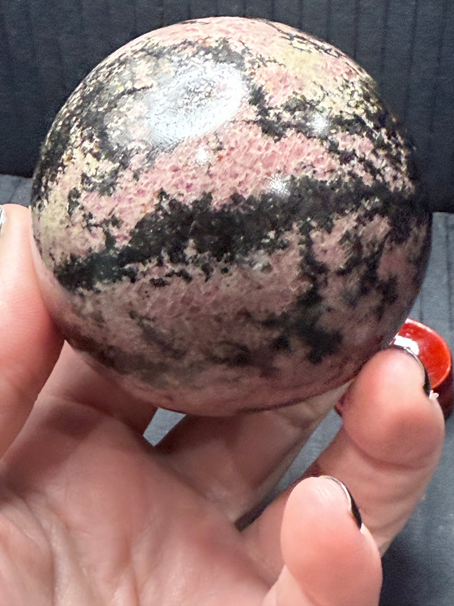 Rhodonite Sphere 6.5cm