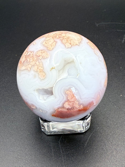 Druzy Pink Petal Agate