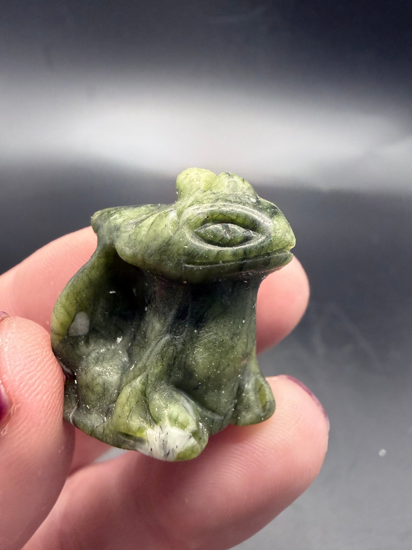 Crystal “Toothless” Dragon Carvings