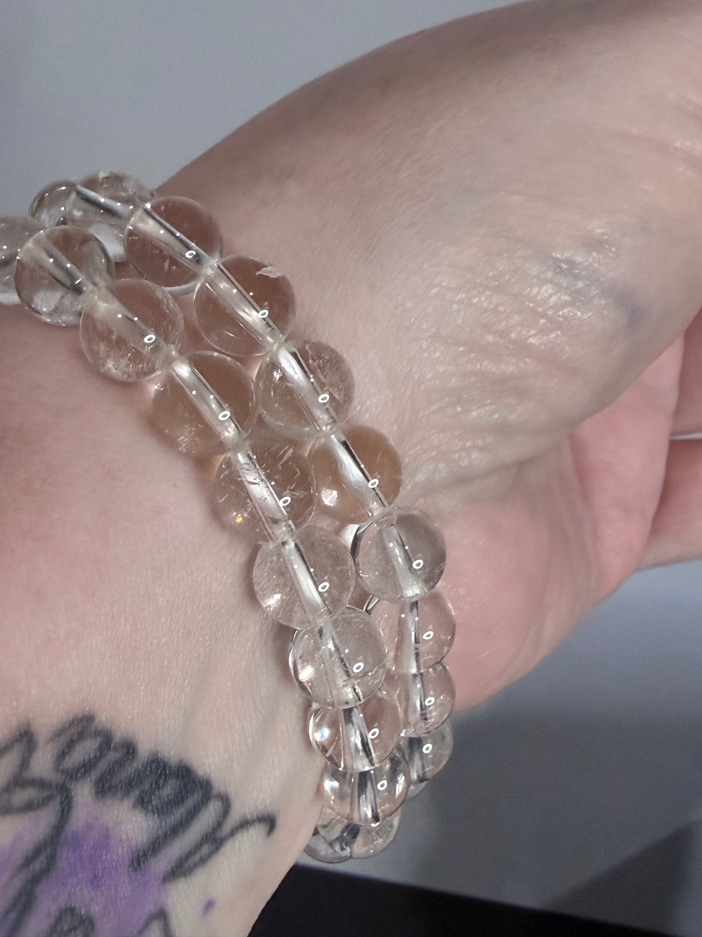 8mm High Quality Clear Quartz Bracelet Natural Quartz | Clarity, Energy Amplification & Balance
