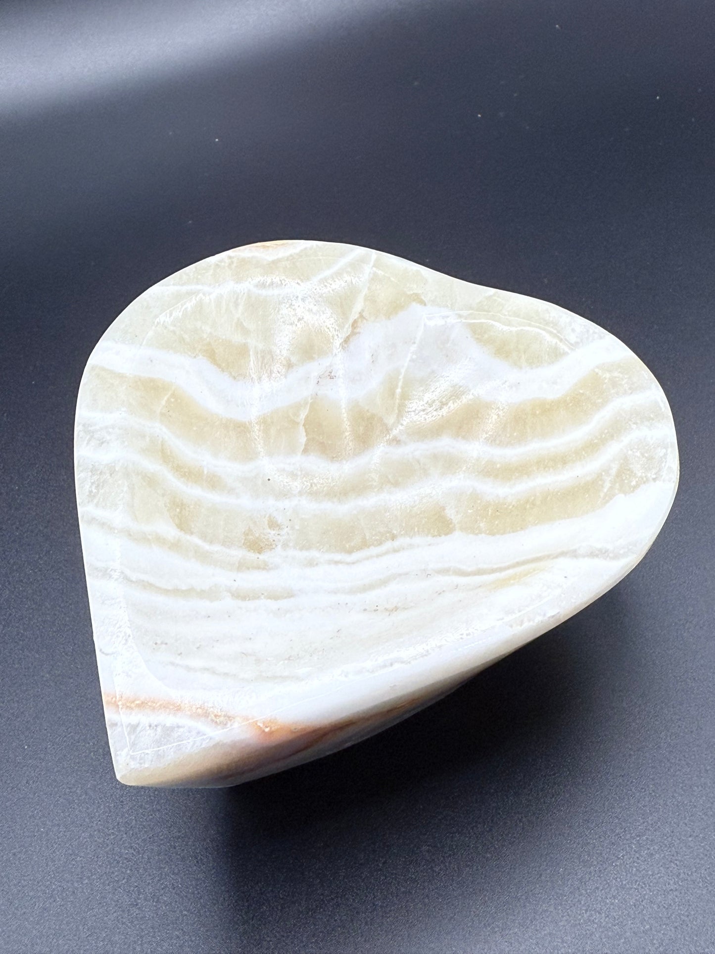 Aragonite Heart Bowl