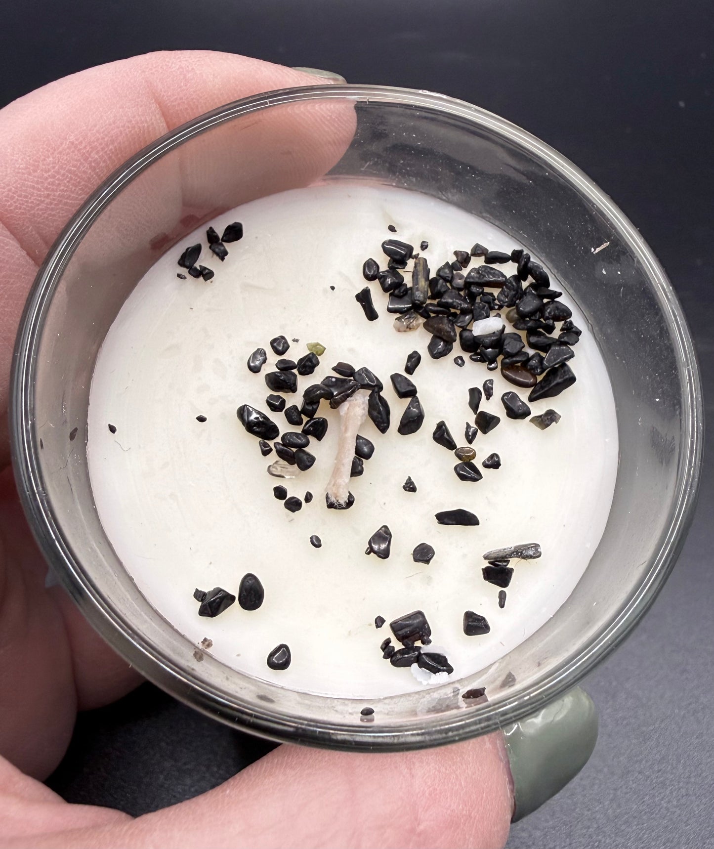 Crystal Votive Soy Candle - Protection Tourmaline Vetiver