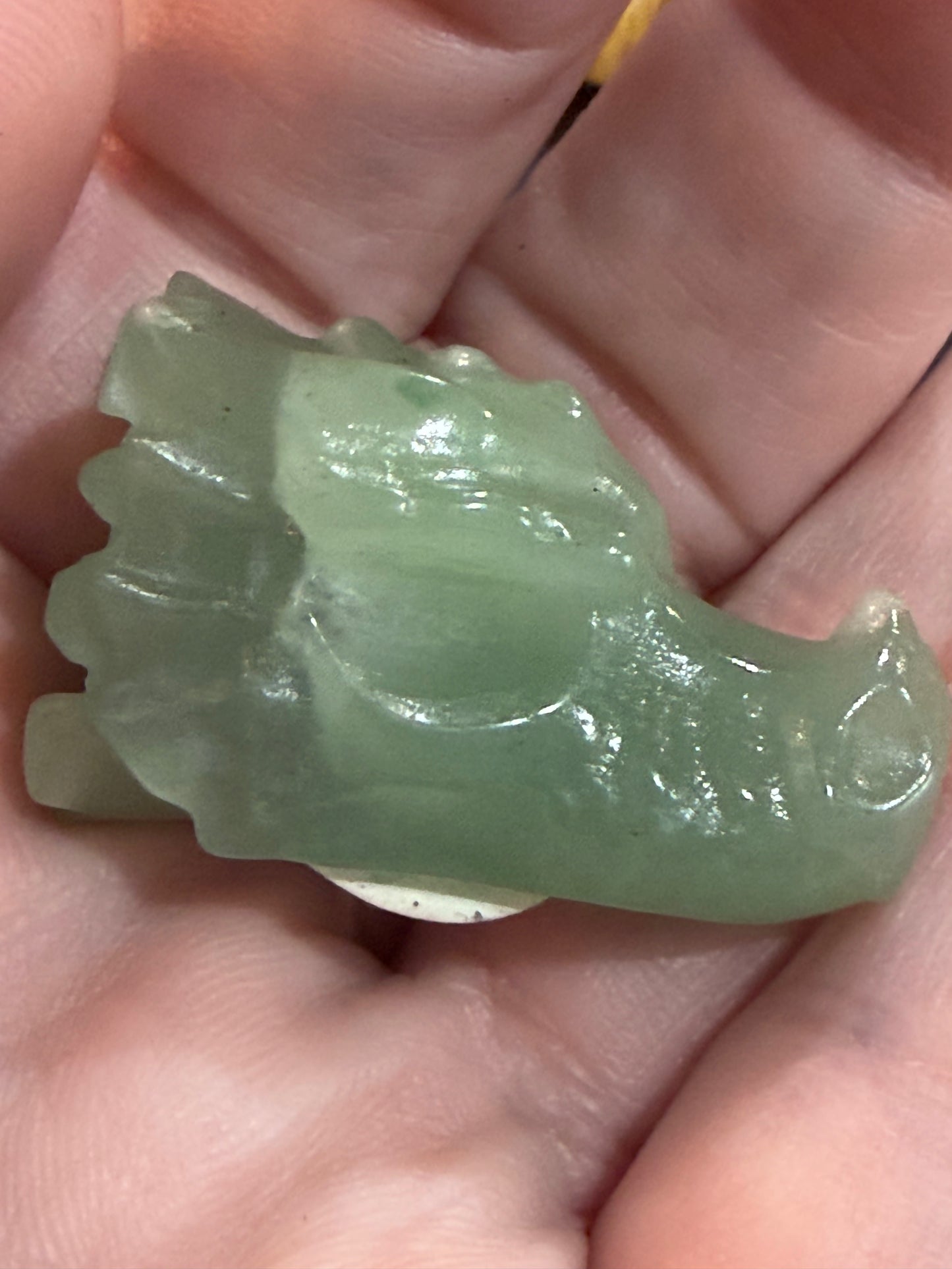 Dragon Head Crystal 3cm Mini Carving – Various Materials