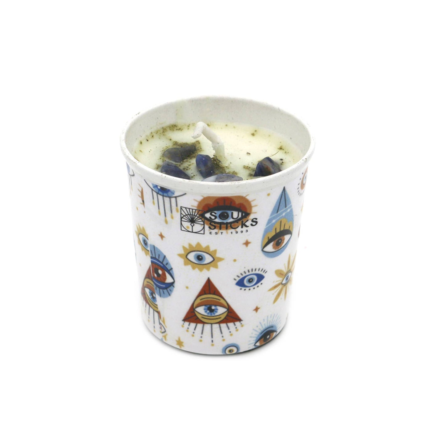 CANDLE - Bohemian Evil Eye 5cm x 5.5cm Votive