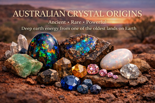 🇦🇺 Crystal Origins of Australia: Ancient Earth Energy and Rare Gemstones