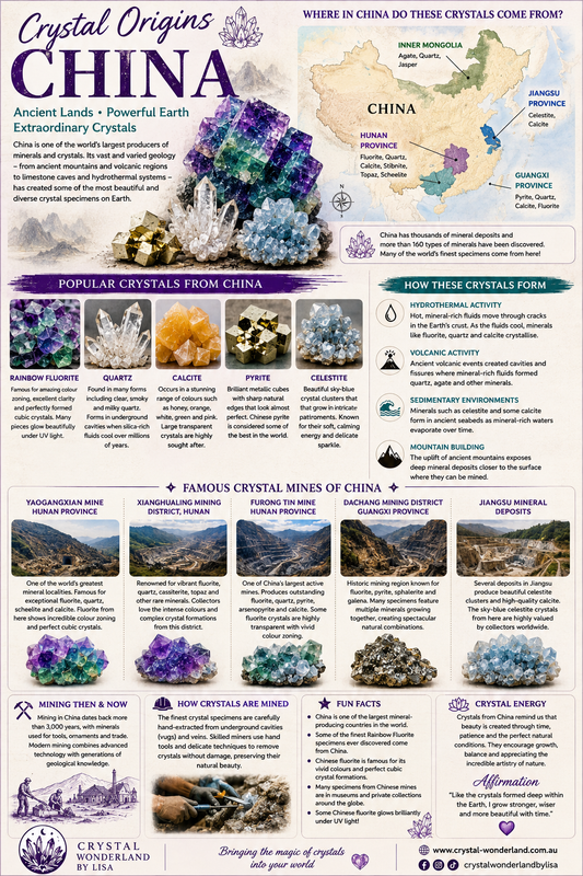 🇨🇳 Crystal Origins: China