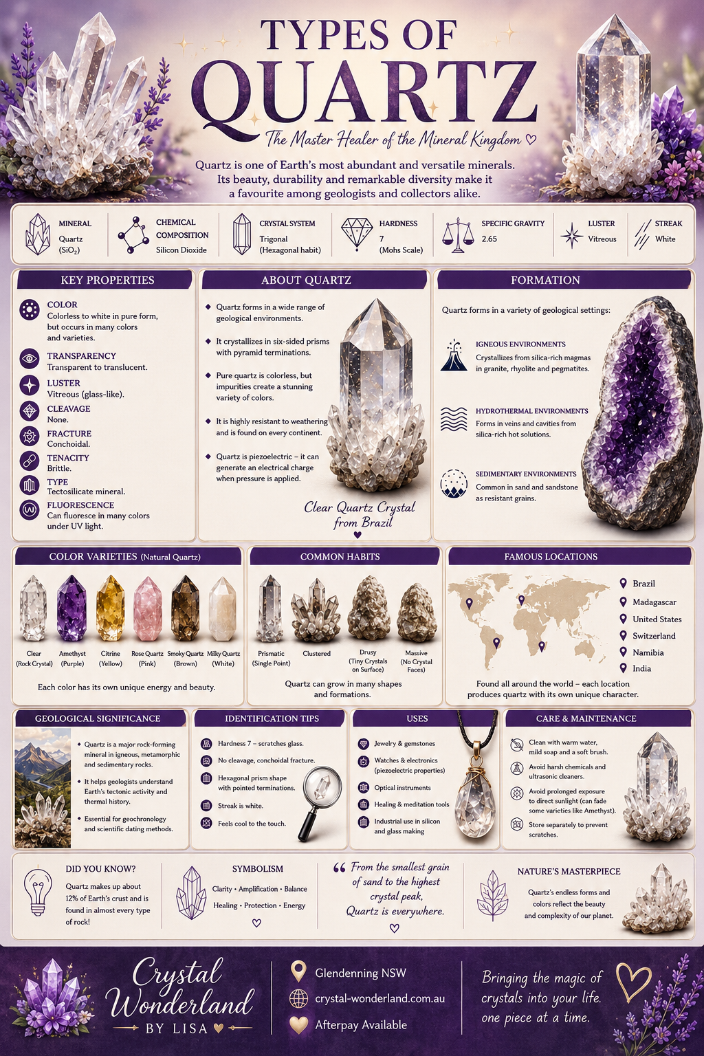Types of Quartz – The Master Healer Family