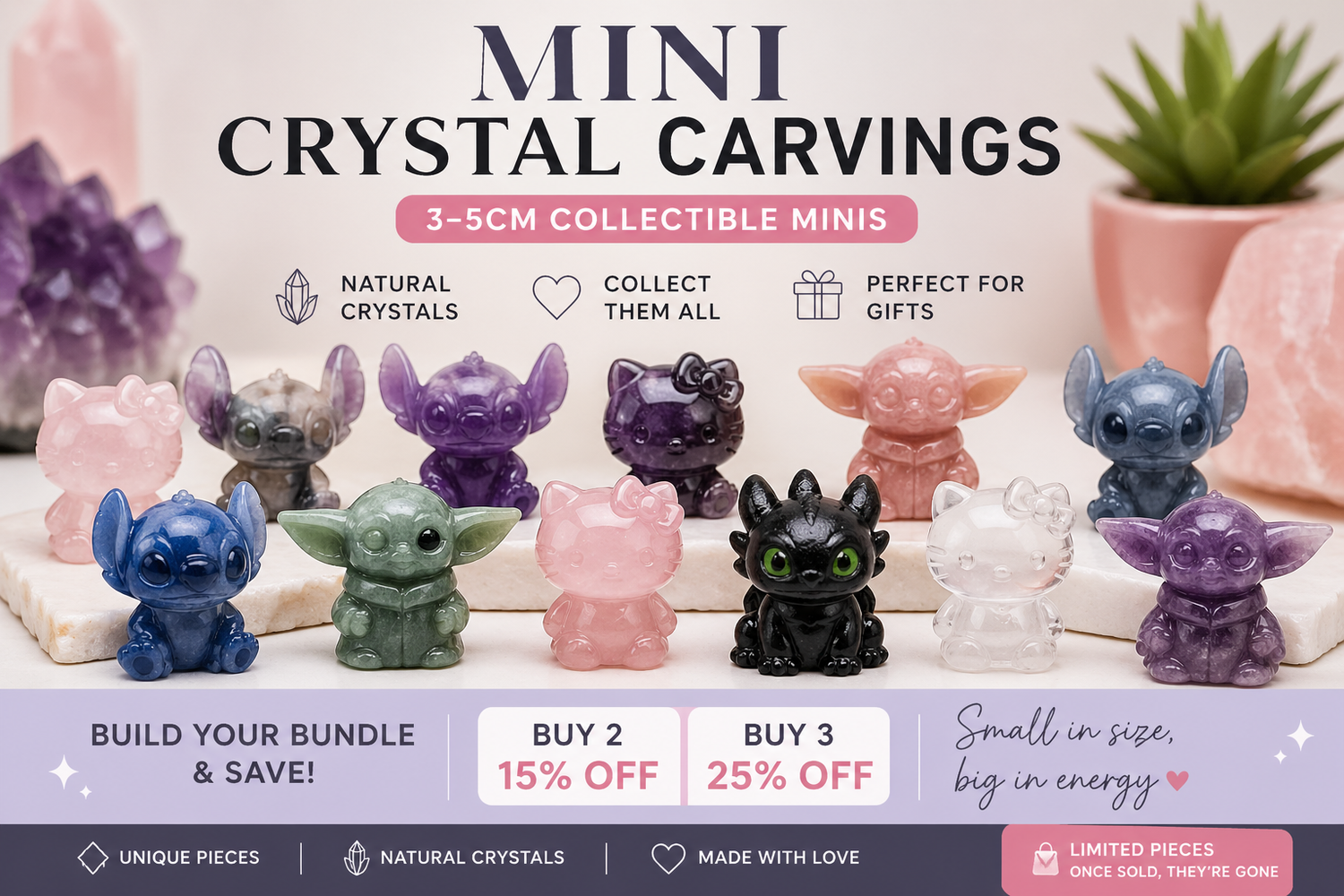 Mini Crystal Carvings –