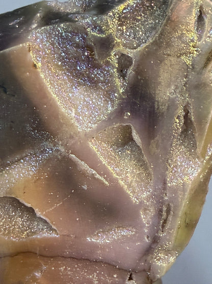 Aura Sphalerite Druzy Butterfly Carving F