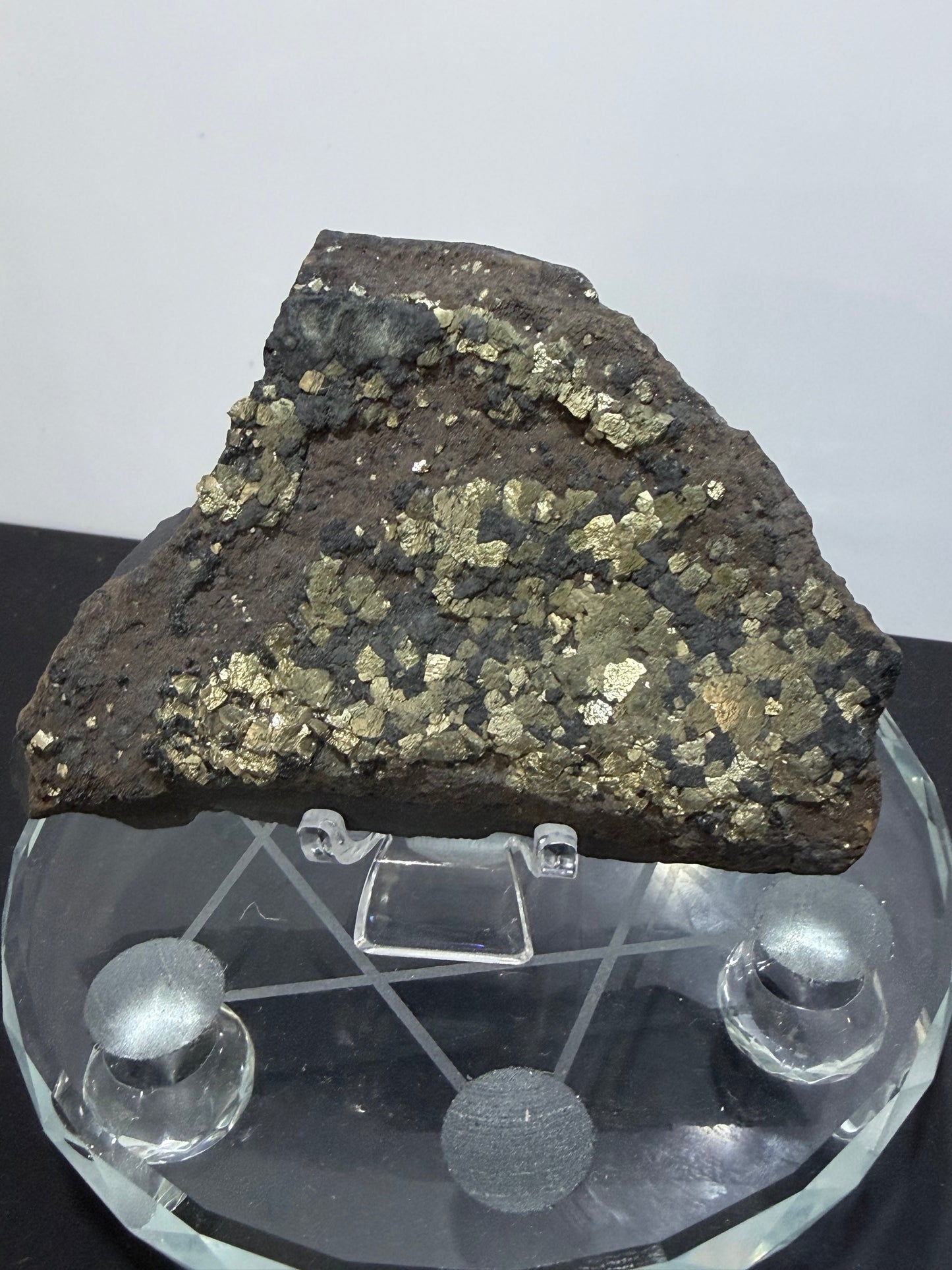 Natural Pyrite on Shungite Specimen – 174g
