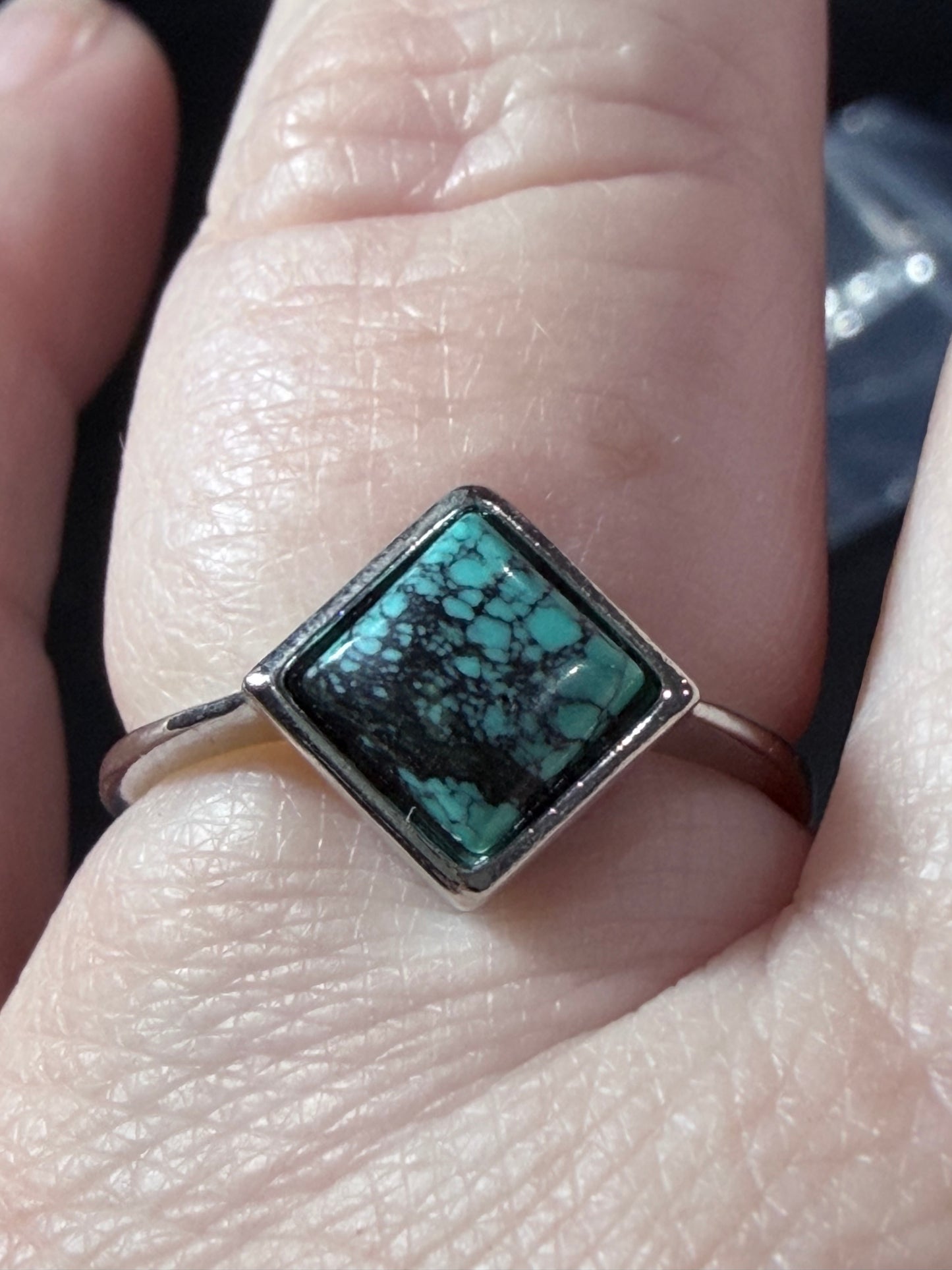 Diamond Turquoise Ring