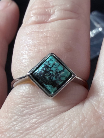 Diamond Turquoise Ring