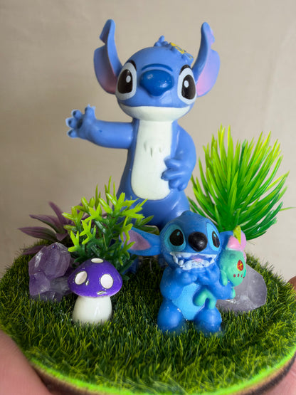 Stitch & Scrump Amethyst Crystal Garden – 6cm