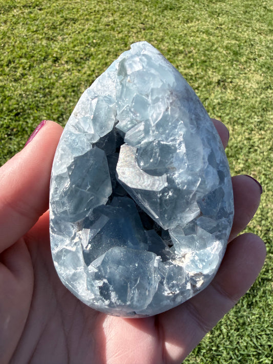 Celestite Geode Egg