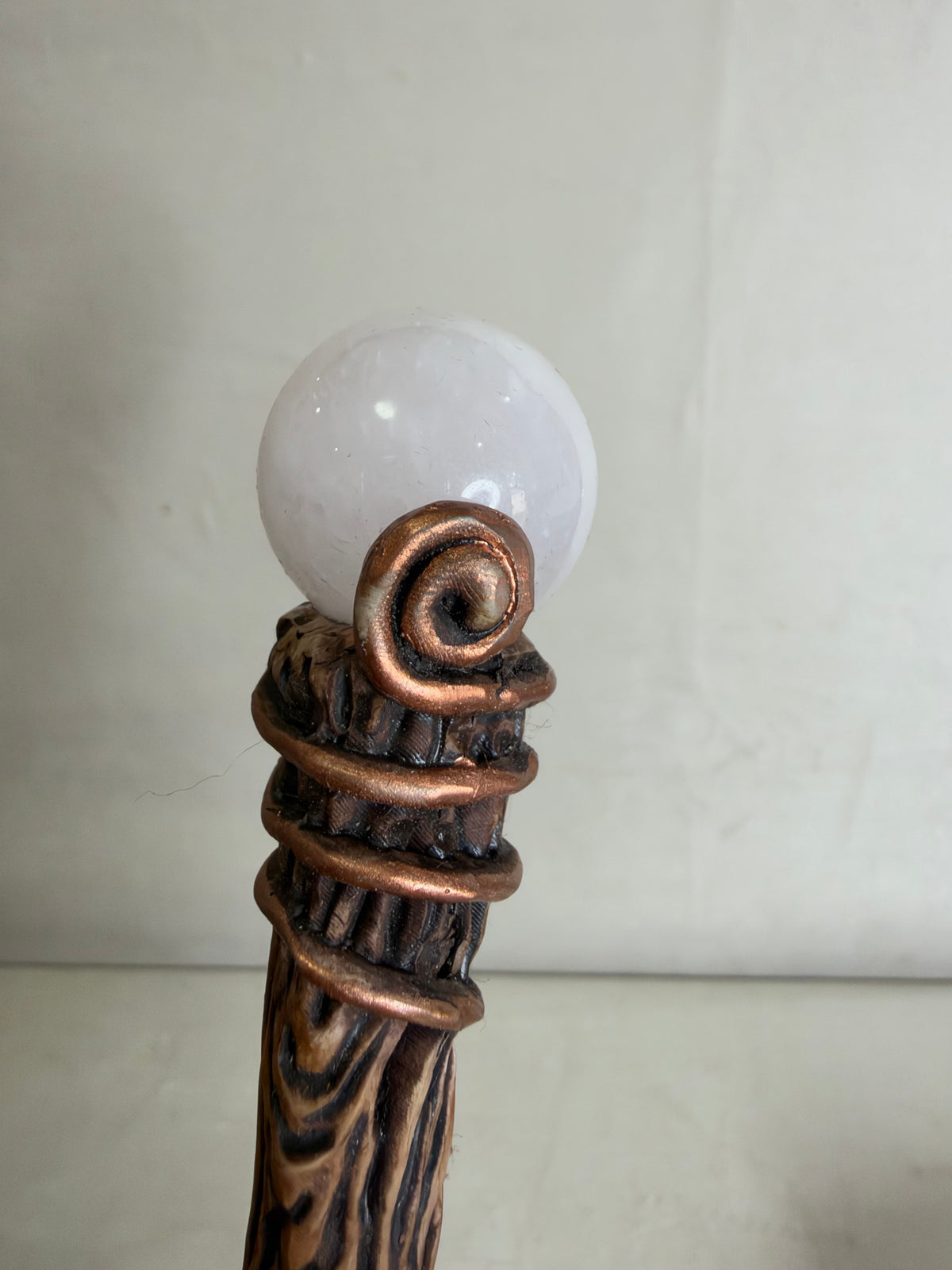 Rose Quartz Romance Wand with Storage Pouch