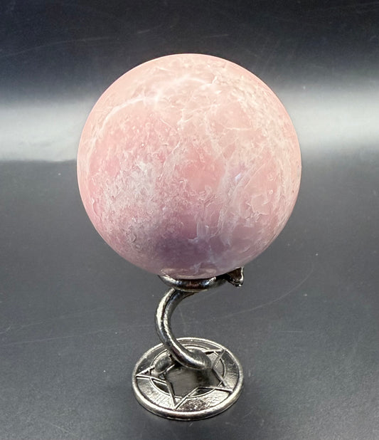 Pink Opal Sphere – 360g / 6.3cm