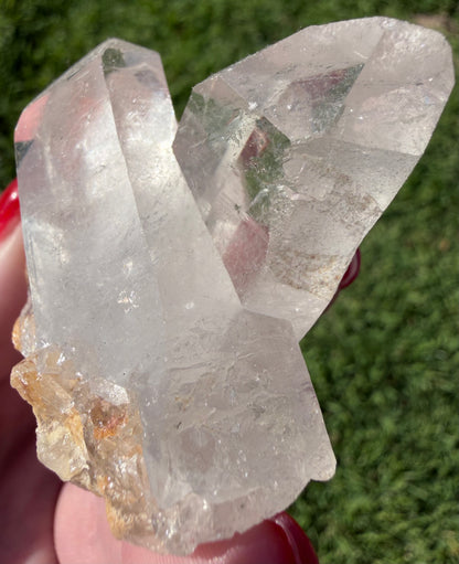 Clear Quartz Cluster with Natural Mineral Inclusions – 92g