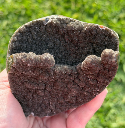 Brown Amethyst Druzy Crystal Specimen – 8.5cm 555g