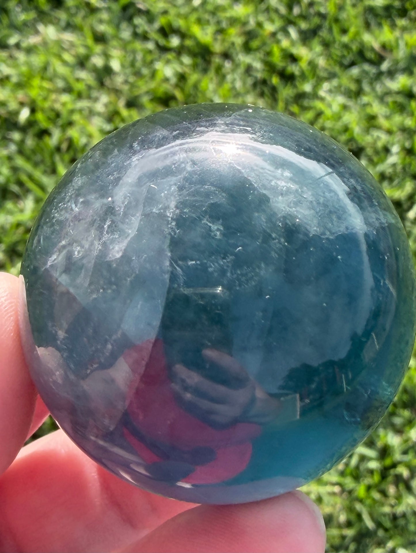 Blue Fluorite Sphere – 4.7cm | 173g