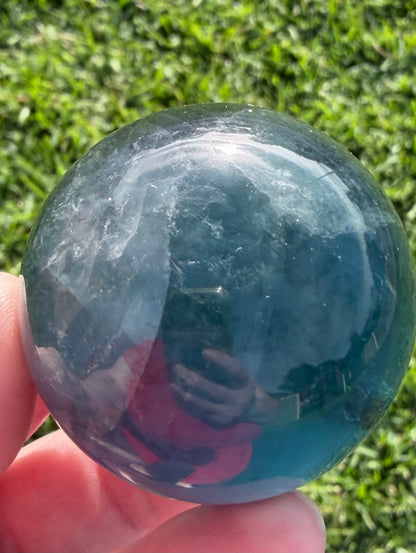 Blue Fluorite Sphere – 4.7cm | 173g