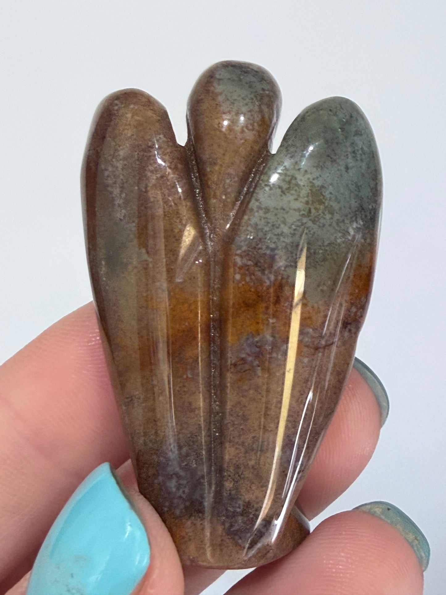 Ocean Jasper Angel Carving – 5cm  A