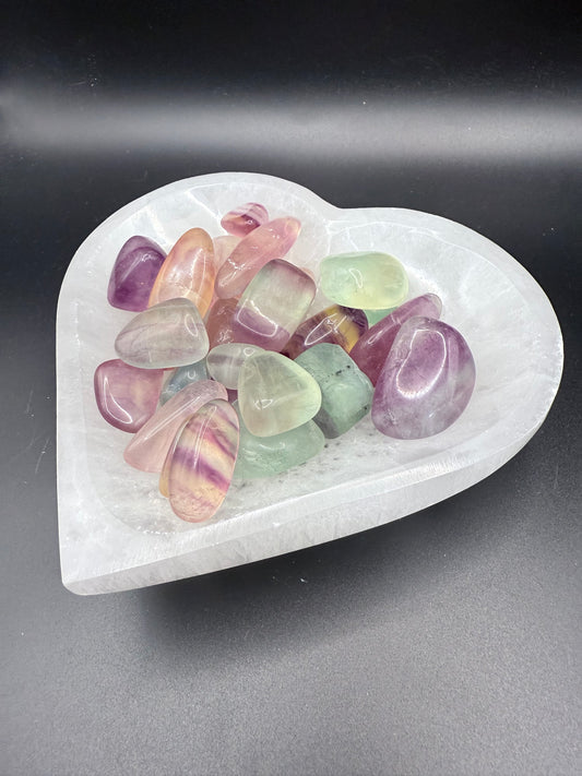 Candy Fluorite Tumbles