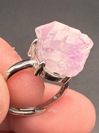 Amethyst Tooth Ring