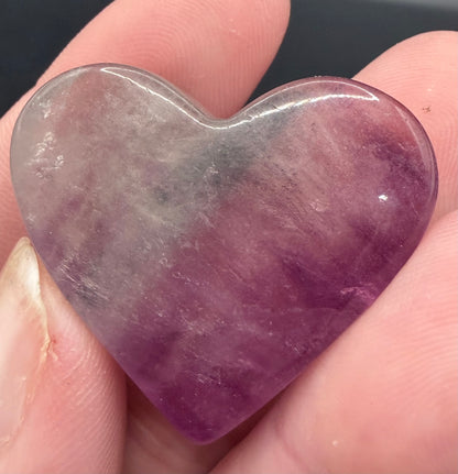 Fluorite Hearts Assorted Colours – 4cm