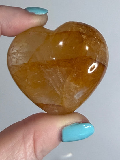 Golden Healer Quartz Heart C - 5cm
