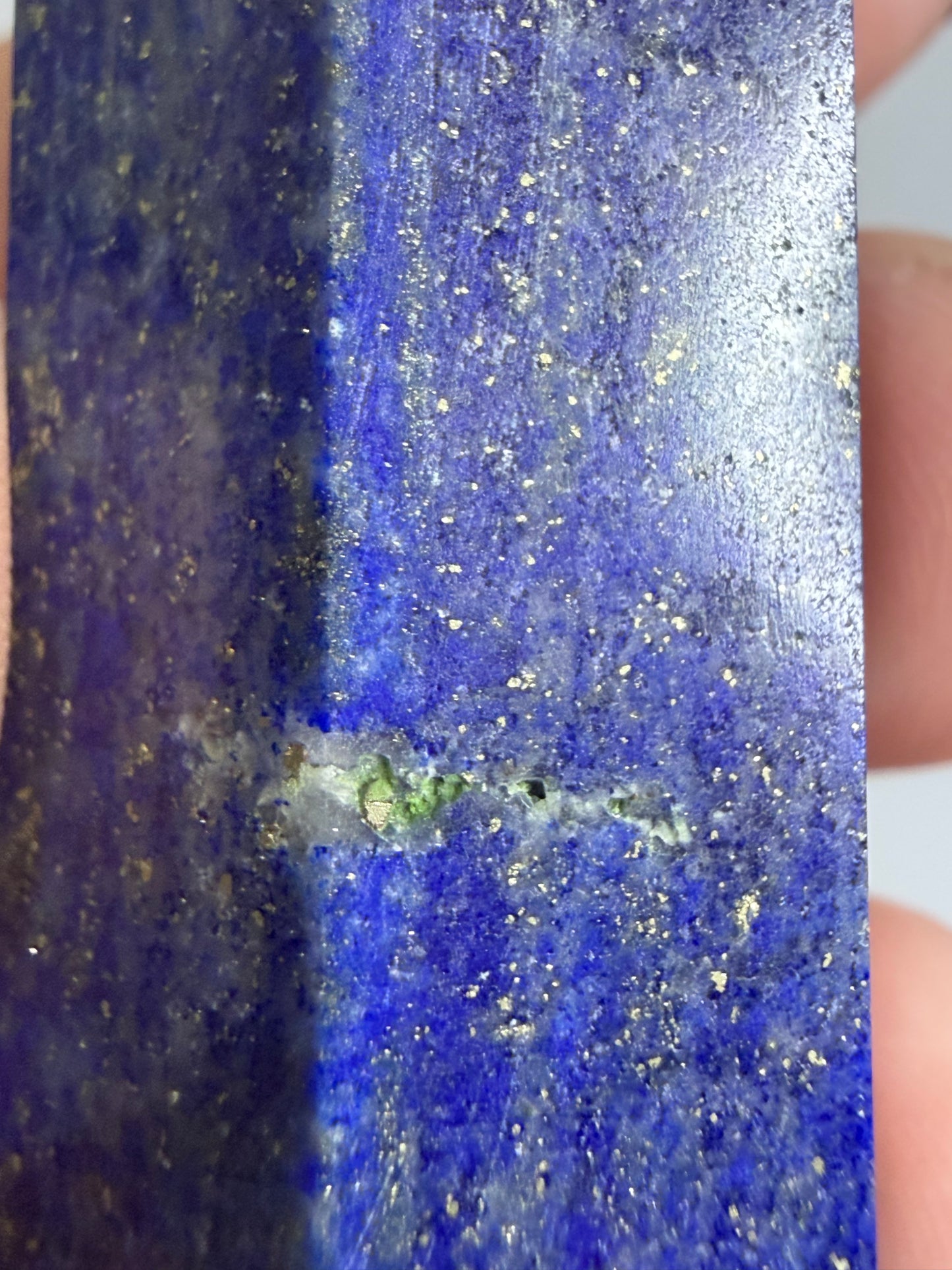 Lapis Lazuli Point | Natural Pyrite Inclusions B