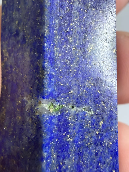 Lapis Lazuli Point | Natural Pyrite Inclusions B