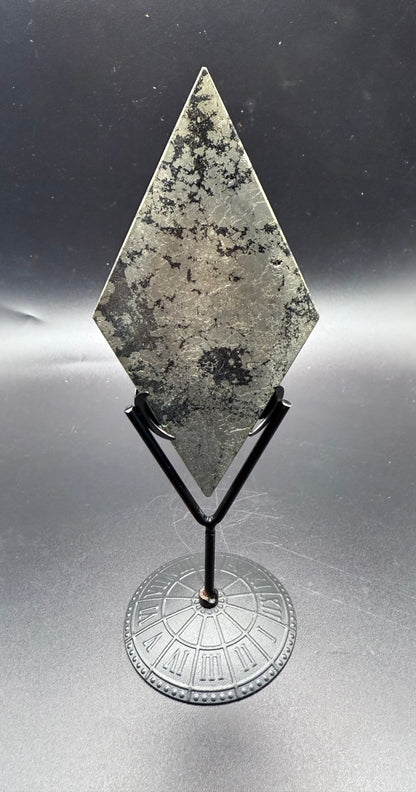 Pyrite Rhombus on Stand