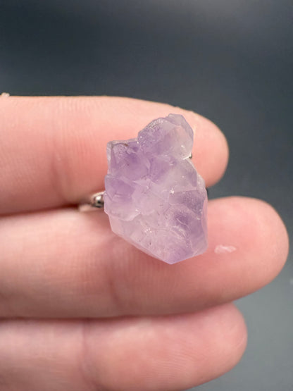 Amethyst Tooth Ring