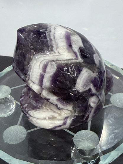 Dream Amethyst Shark Carving 6.4cm | 262g