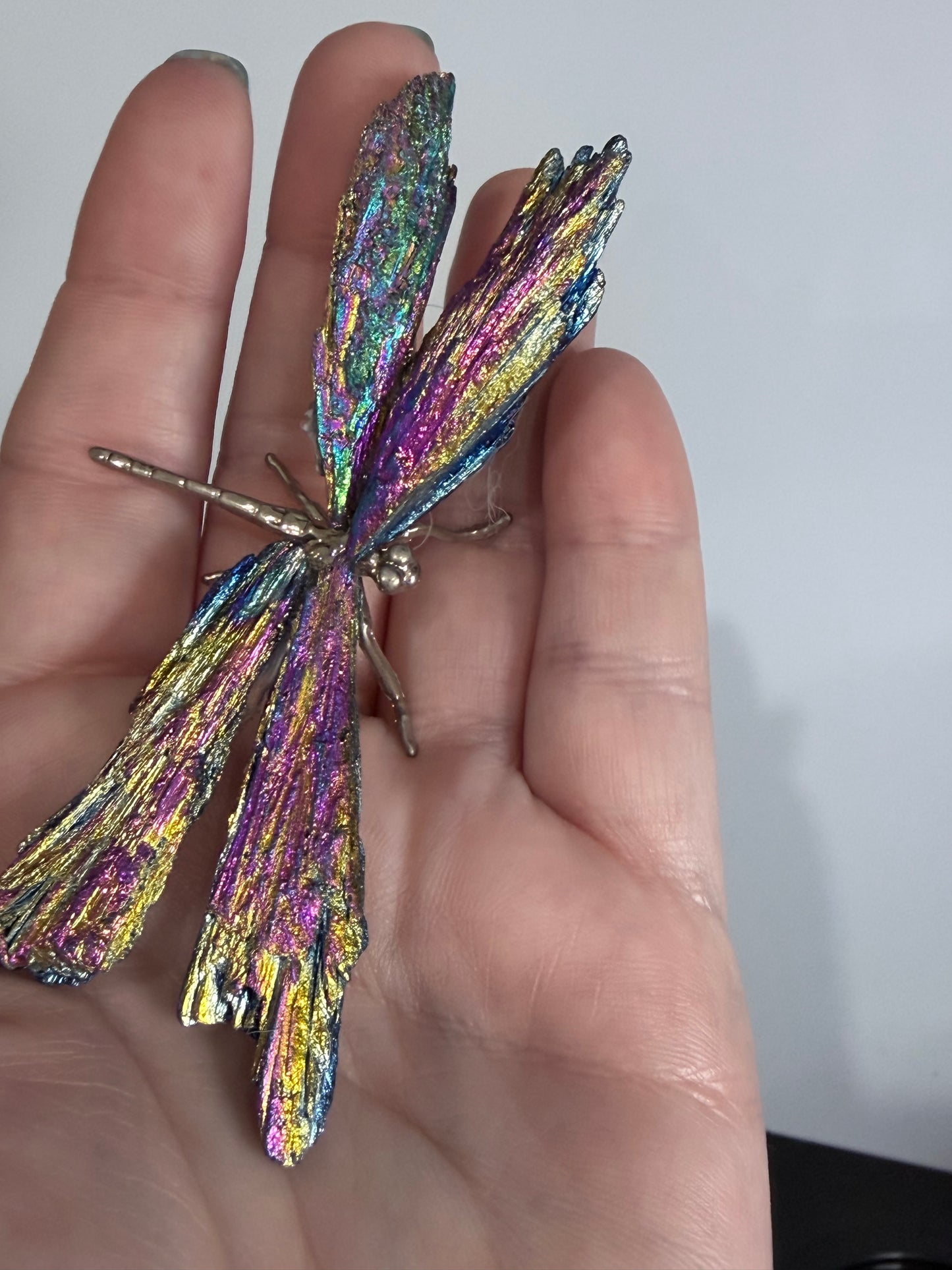 Aura Kyanite Dragonfly – 9cm