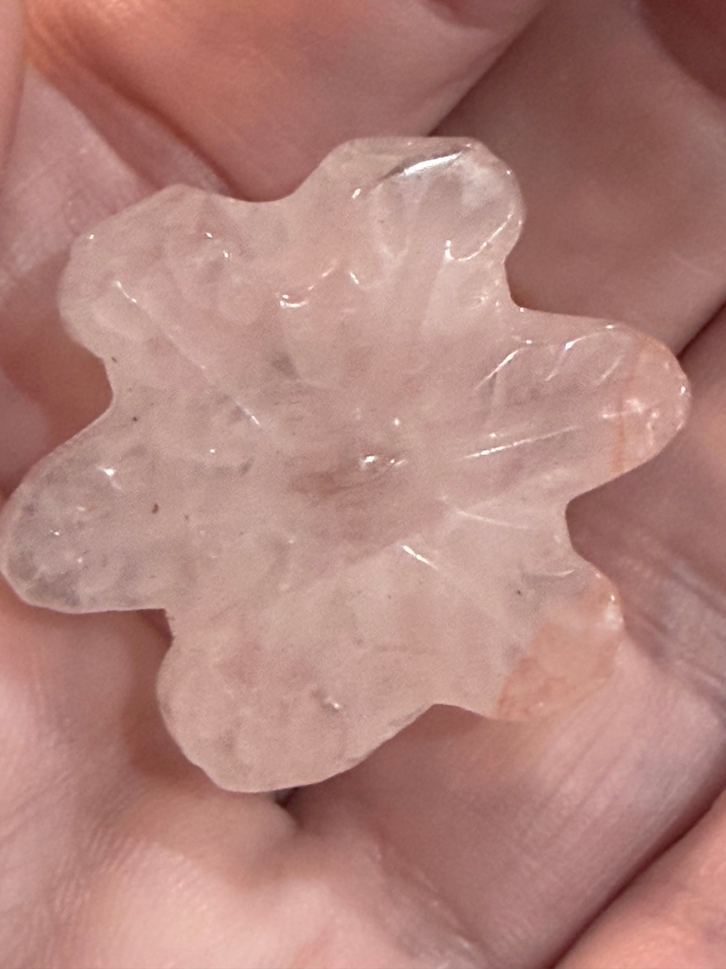 Snowflake Crystal 3cm Mini Carving – Various Materials