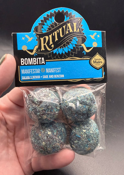 Manifest Ritual Smudge Bombs 4pcs Sagrada Madre