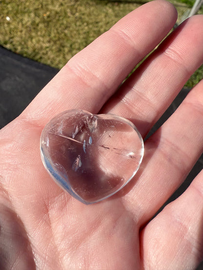 Clear Quartz Heart – 3cm (Intuitively Chosen)