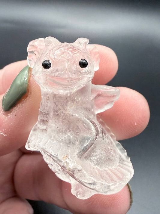 Clear Quartz Baby Dragon – 4cm