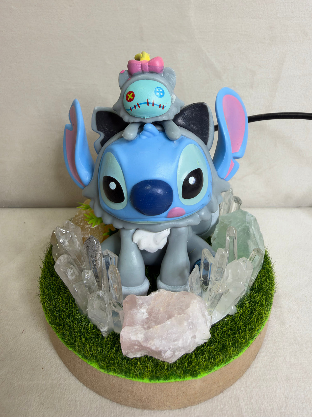 Stitch & Scrump Fluorite Crystal Garden USB Lamp