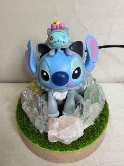 Stitch & Scrump Fluorite Crystal Garden USB Lamp