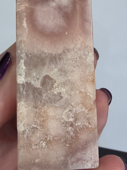Pink Amethyst Quartz Tower B 10.7cm 263g
