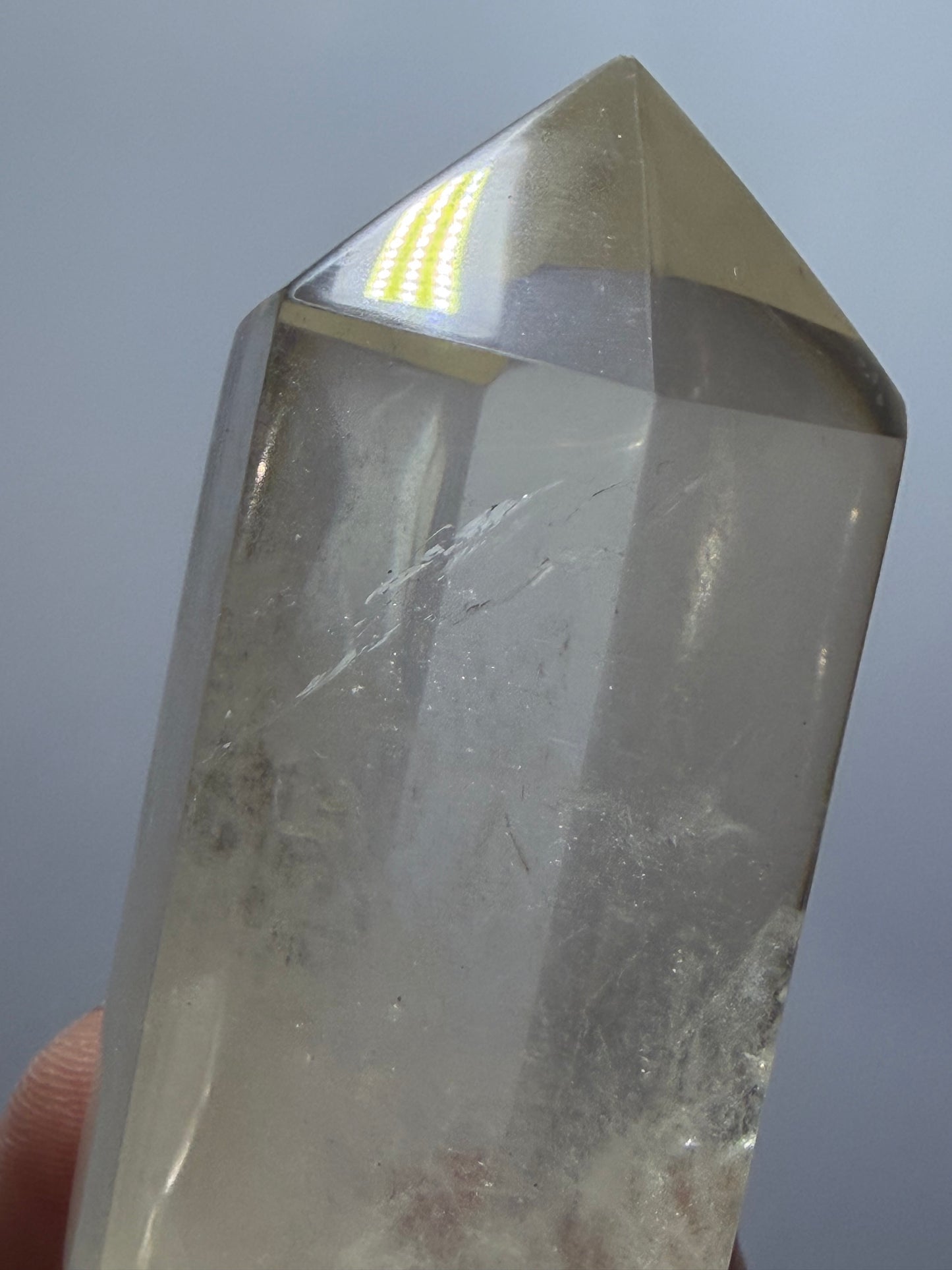 Light Citrine Quartz Double Terminated Point – 7.1cm